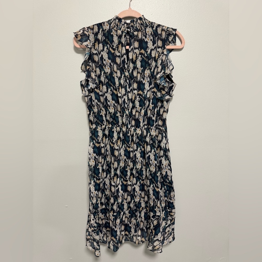 Sam Edelman Python Snake Print High Neck Dress Wi… - image 4